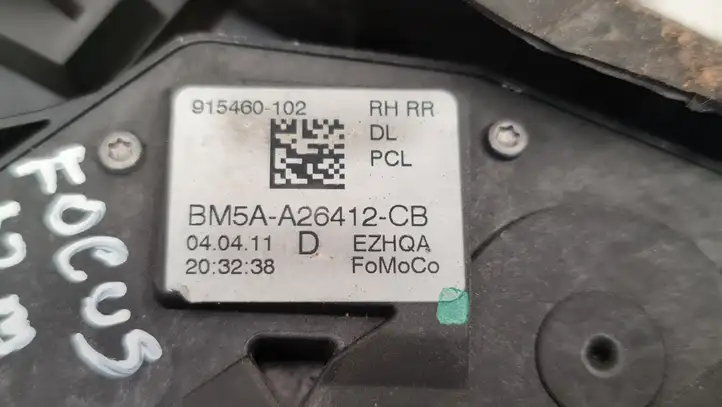 Ford Focus (2011 - 2015) BM5AA26412CB Замок задней двери — фото 2