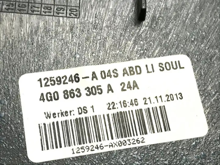 Audi A6 C7 (2011 - 2014) 4G0863305A Передняя боковая обшивка салона — фото 3