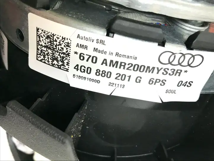 Audi A6 C7 (2011 - 2014) 4G0880201G Подушка безопасности руля — фото 3