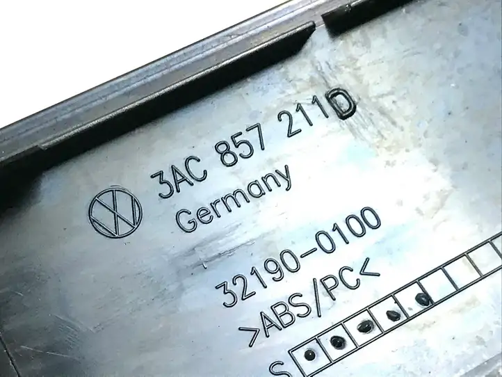 Volkswagen PASSAT B7 (2011 - 2014) 3AC857211D Отделка внутренней панели салона — фото 3