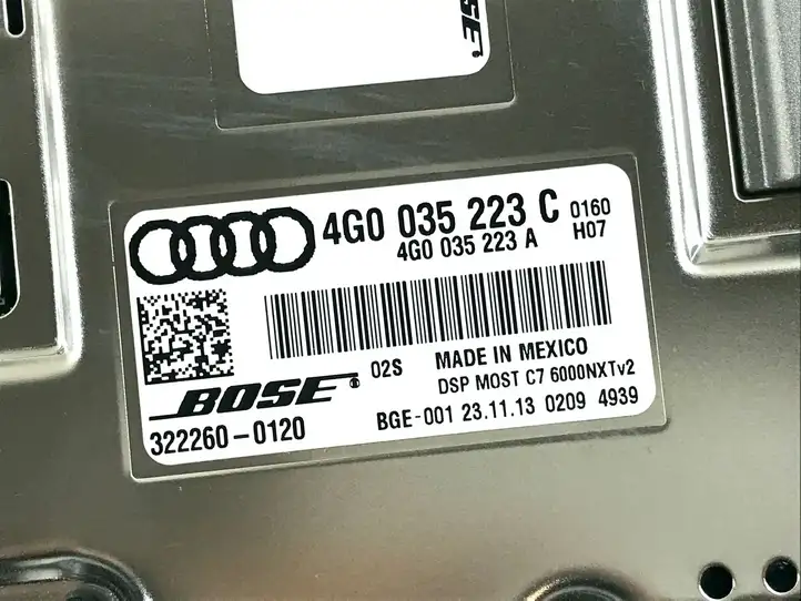 Audi A6 C7 (2011 - 2014) 4G0035223C Усилитель звука — фото 5