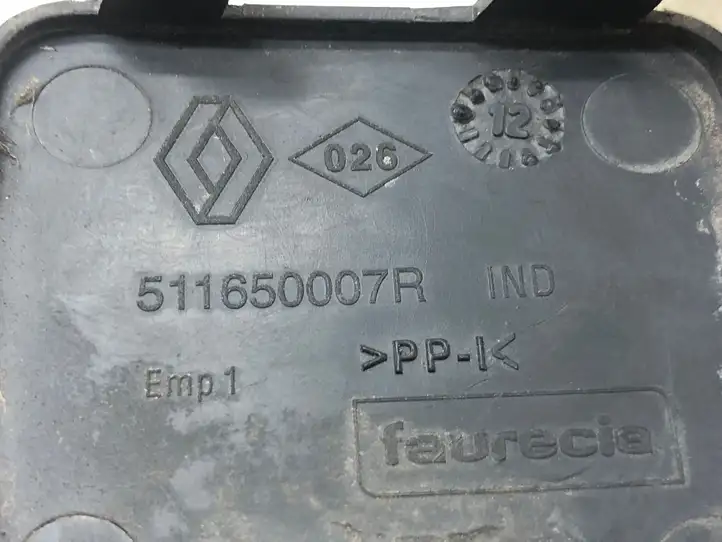 Renault Scenic III - Grand scenic III (2009 - 2016) 511650007R Заглушка буксировочной петли бампера — фото 4