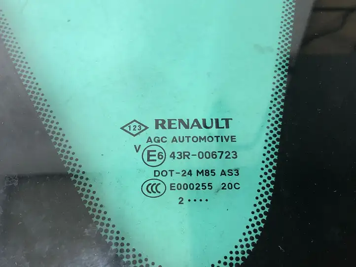 Renault Scenic III - Grand scenic III (2009 - 2016) DOT24M85AS3 Заднее боковое стекло — фото 3
