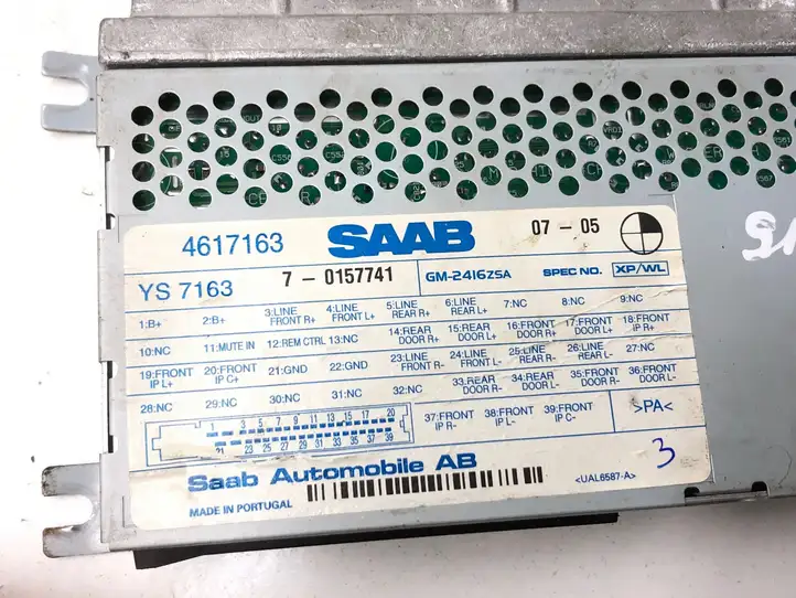 Saab 9-5 (2006 - 2010) 4617163 Усилитель звука — фото 4