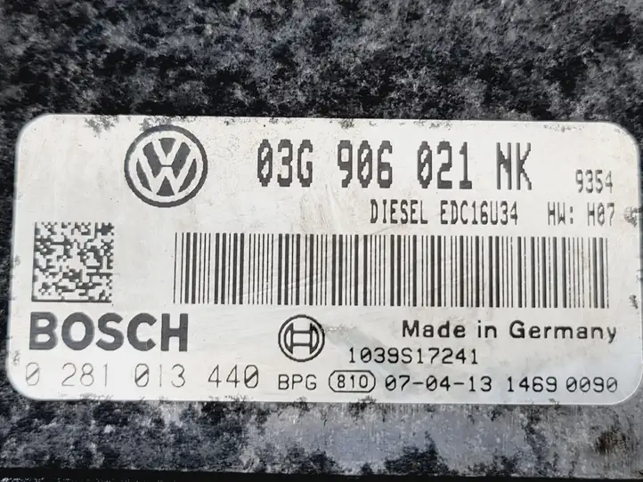 Volkswagen PASSAT B6 (2005 - 2010) 03G906021NK Блок управления двигателем (ЭБУ) — фото 4