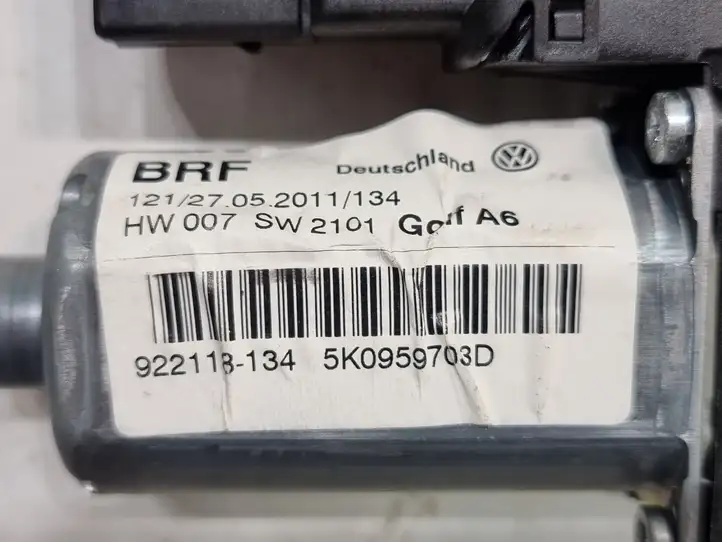 Volkswagen Golf VI (2009 - 2013) 5K0959794 Стеклоподъемник задней двери — фото 5