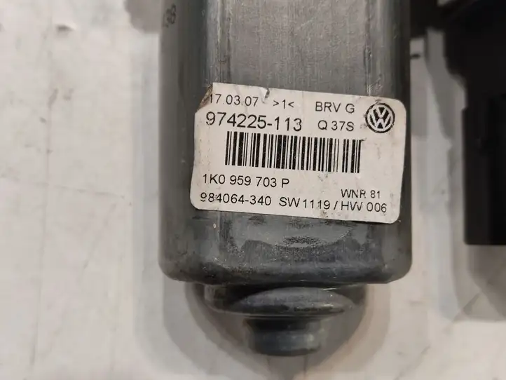 Volkswagen PASSAT B6 (2005 - 2010) 1K0959703P Стеклоподъемник задней двери — фото 3