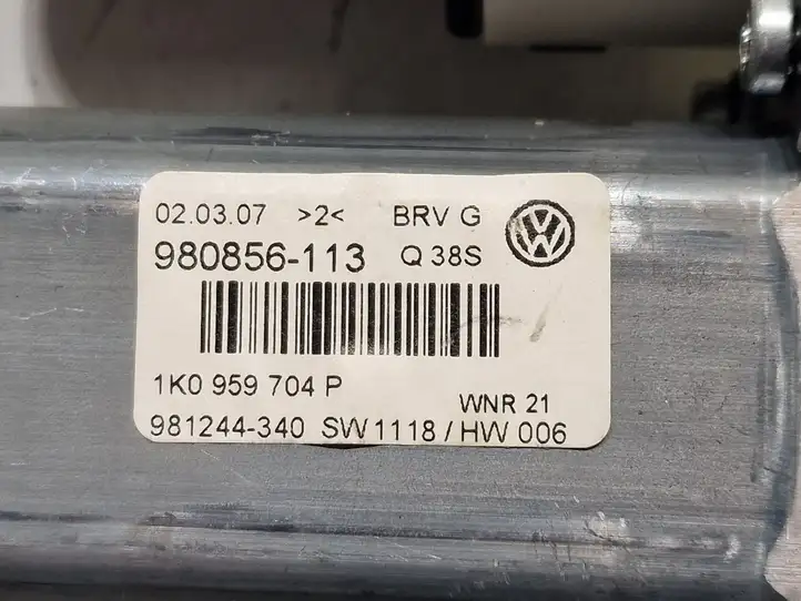 Volkswagen PASSAT B6 (2005 - 2010) 1K0959704P Стеклоподъемник задней двери — фото 2