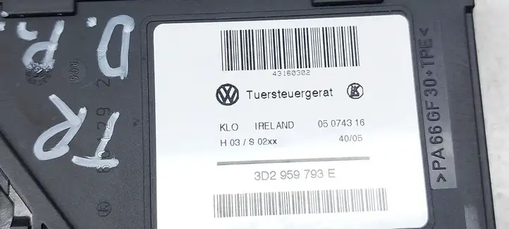Volkswagen Touareg I (2002 - 2010) 3D0959793 Мотор стеклоподъемника передний — фото 2