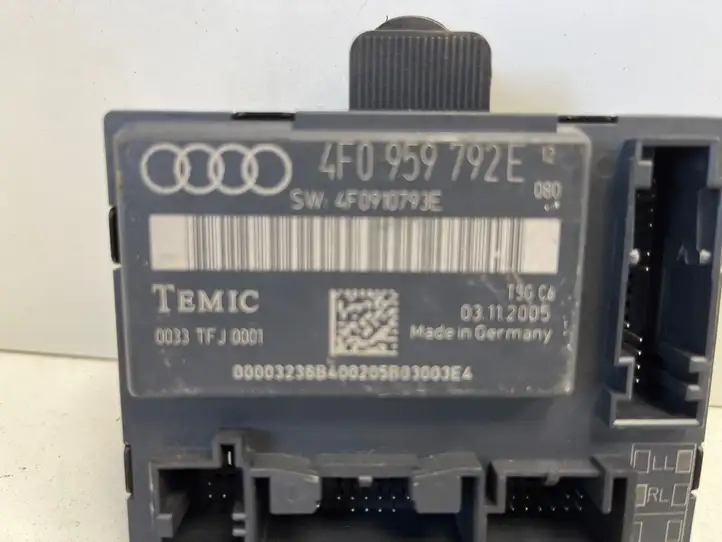 Audi A6 S6 C6 4F (2004 - 2008) 4F0959792E Блок управления дверью — фото 2