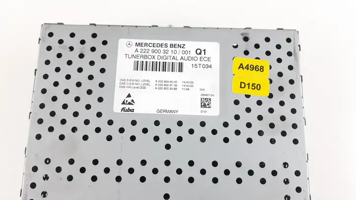 Mercedes-Benz C W205 (2014 - 2021) A2229003210 Блок Hi-Fi аудиосистемы — фото 2
