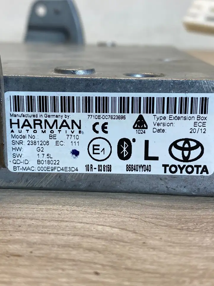 Toyota Auris E180 (2012 - 2018) 86840yy040 Блок навигации GPS — фото 2