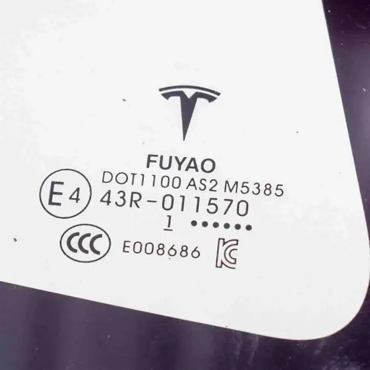 Tesla Model 3 (2017 - 2023) 43R011570 Заднее боковое стекло — фото 3