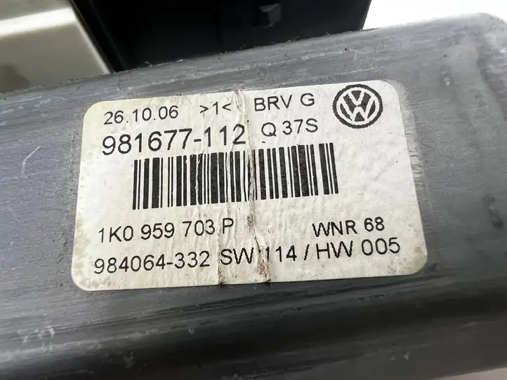 Volkswagen PASSAT B6 (2005 - 2010) 1K0959703P Электростеклоподъемник передний (комплект) — фото 3