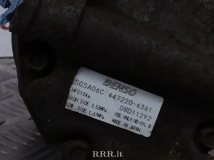 Toyota Corolla E120 E130 (2000 - 2004) 4472206361 Компрессор (насос) кондиционера воздуха — фото 5