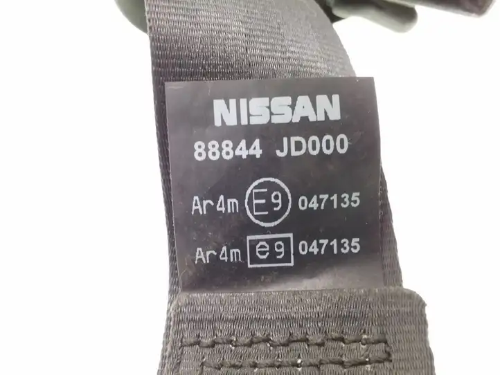 Nissan Qashqai (2006 - 2010) 88844JD000 Задний ремень безопасности — фото 2