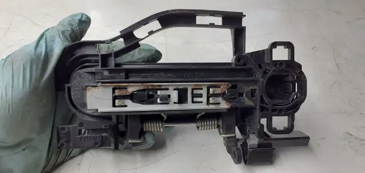 Audi A6 Allroad C6 (2006 - 2008) 4F0837885 Наружная ручка пиредней двери — фото 4