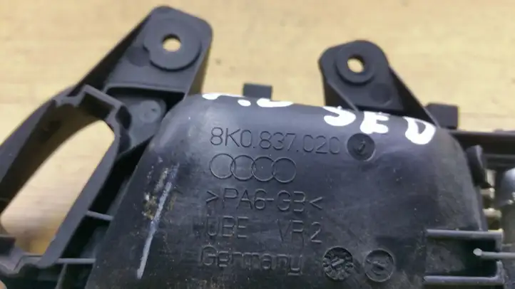 Audi A4 S4 B8 8K (2007 - 2011) 8K0837020 Внутренняя ручка двери — фото 4