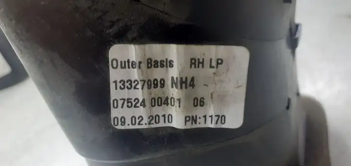 Opel Astra J (2009 - 2012) 13327999 Боковой воздушный дефлектор — фото 2