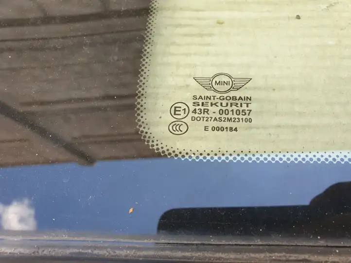 Mini One Cooper Coupe R56 (2004 - 2014) Заднее боковое стекло — фото 2