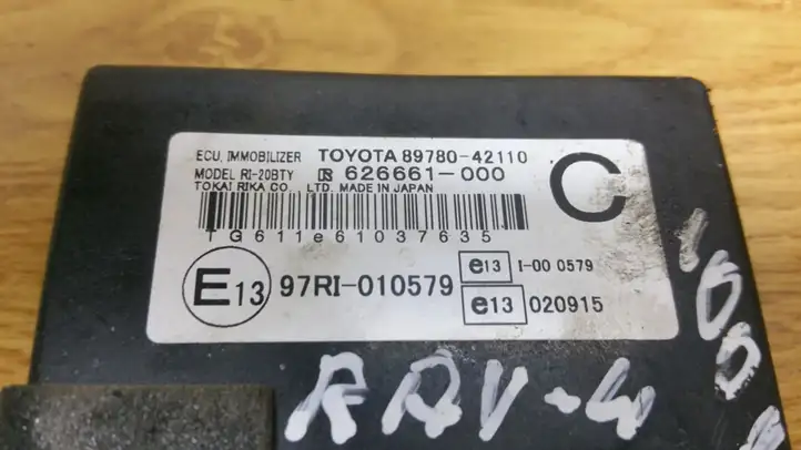Toyota RAV 4 (XA30) (2006 - 2016) 8978042110 Блок иммобилайзера — фото 3