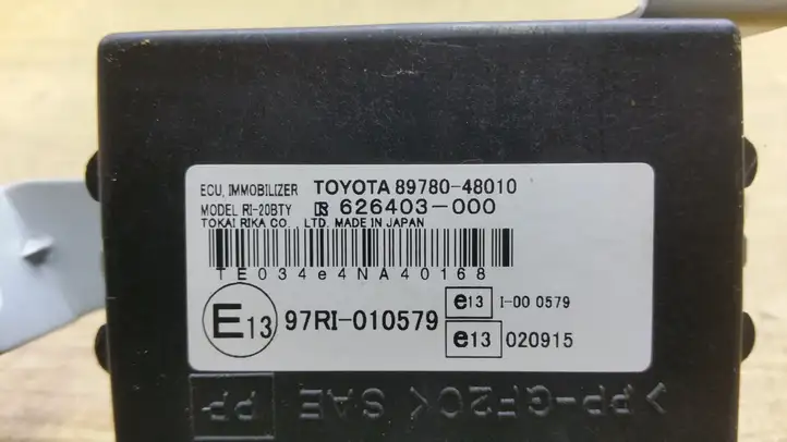 Lexus RX 300 (2003 - 2006) 8978048010 Блок иммобилайзера — фото 5