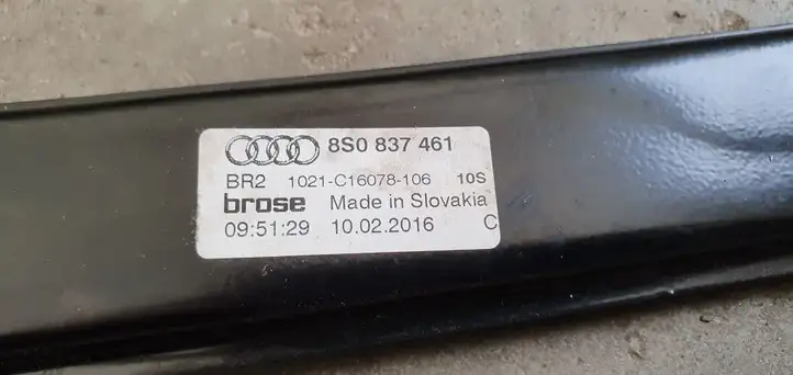 Audi TT TTS RS Mk3 8S (2014 - 2018) Электростеклоподъемник передний (комплект) — фото 2