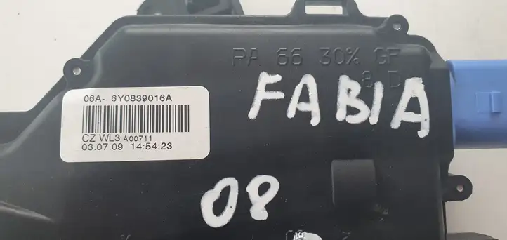 Skoda Fabia Mk2 (5J) (2007 - 2014) Замок задней двери — фото 6