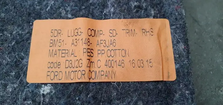 Ford Focus (2011 - 2015) Обшивка стойки у окна — фото 3