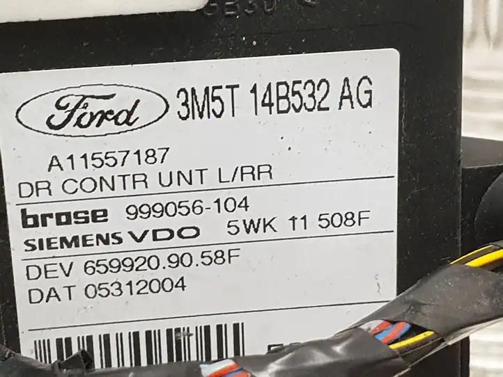 Ford Focus C-MAX (2003 - 2010) 3M5T14B532AG Стеклоподъемник задней двери — фото 2