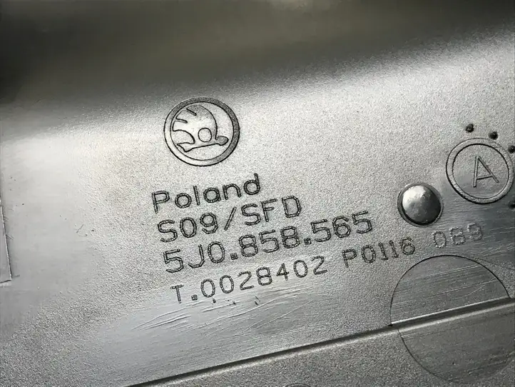 Skoda Roomster (5J) (2006 - 2010) 5J1857053A Отделка панели приборов — фото 5