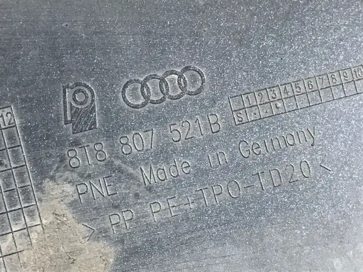 Audi A5 8T 8F (2011 - 2016) 8T8807521B Нижняя часть переднего бампера — фото 3