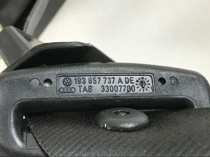 Volkswagen PASSAT B7 (2011 - 2014) 3C5857806K Задний ремень безопасности — фото 6