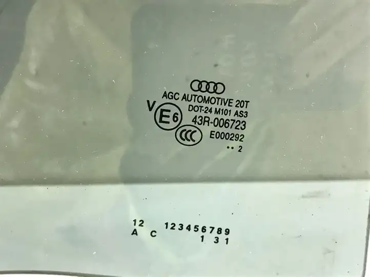 Audi Q3 8U (2011 - 2014) E643R006723 Стекло задней двери — фото 2