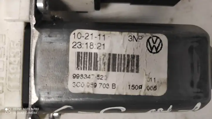 Volkswagen Golf VI (2009 - 2013) 998347520 Стеклоподъемник задней двери — фото 6