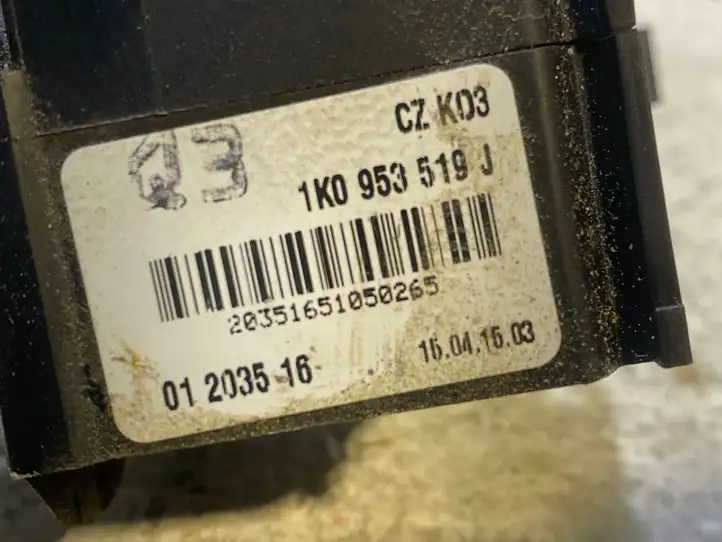 Volkswagen Golf V (2003 - 2009) 1K0953519J Переключатель стеклоочистителей — фото 2