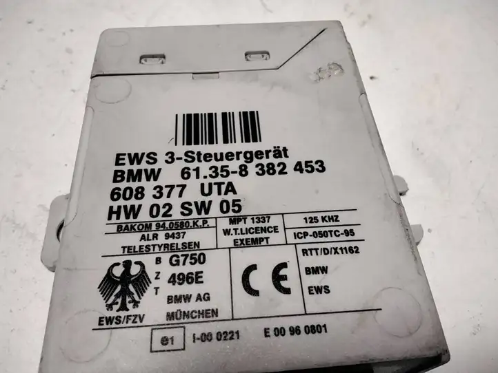 BMW 3 E46 (1998 - 2005) 61358382453 Блок иммобилайзера — фото 2