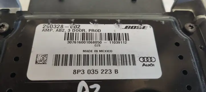 Audi A3/S3 8P (2004 - 2008) 8P3035223 Усилитель звука — фото 4