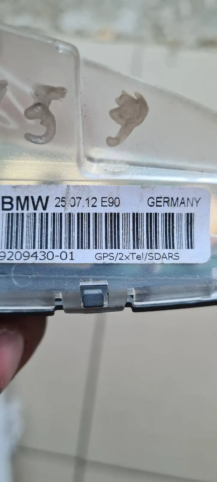 BMW 3 F30 F35 F31 (2012 - 2018) 9209430 GPS антенна — фото 1