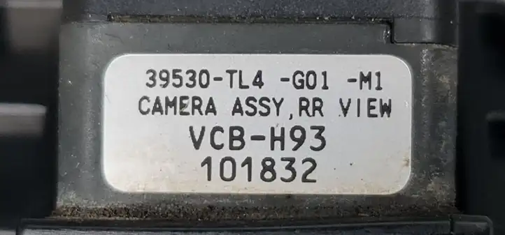 Honda Accord (2008 - 2016) VCBH93 Видеокамера заднего вида — фото 4