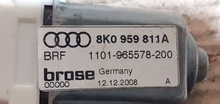 Audi A4 S4 B8 8K (2007 - 2011) 8K0959811A Стеклоподъемник передней двери (комплект) — фото 2