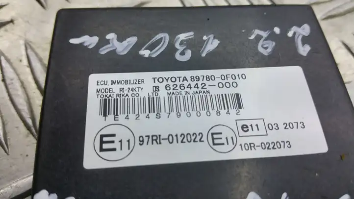 Toyota Corolla Verso AR10 (2004 - 2009) 897800F010 Блок иммобилайзера — фото 3