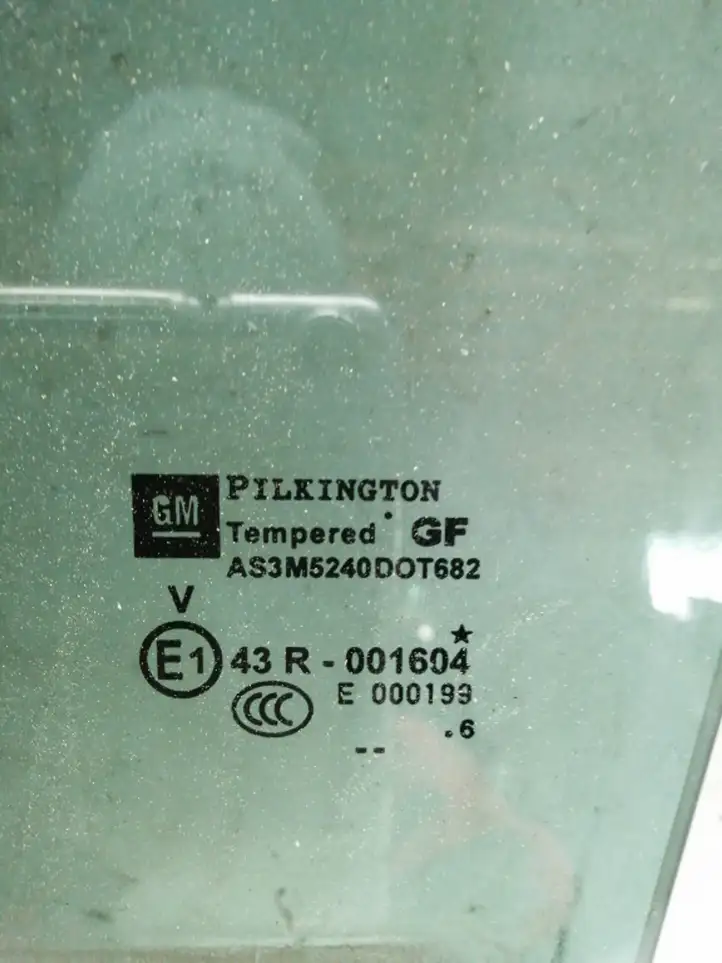 Opel Zafira B (2003 - 2006) 43R001604 Стекло задней двери — фото 2