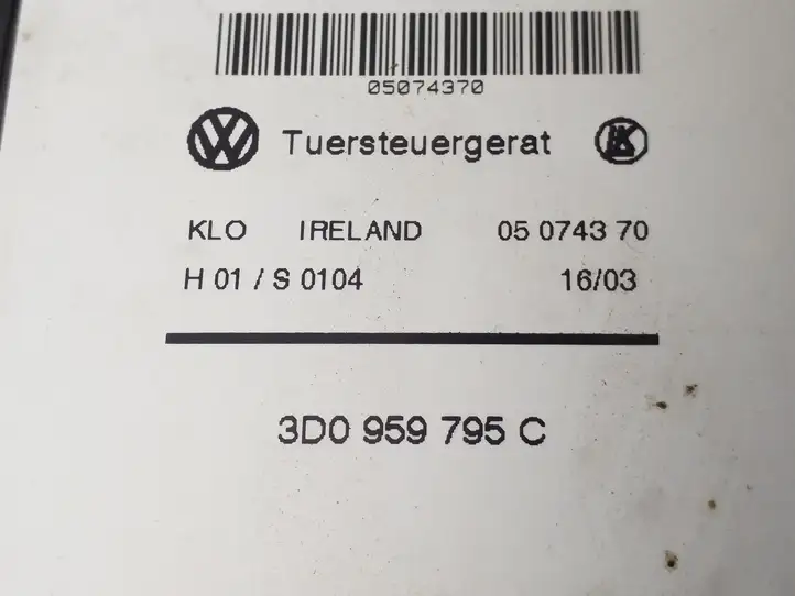 Volkswagen Touareg I (2002 - 2010) 7L0959703B Стеклоподъемник задней двери — фото 3