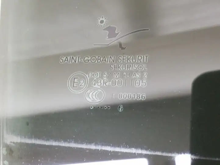 Saab 9-3 Ver2 (2003 - 2007) 43R001105 Стекло задней двери — фото 3