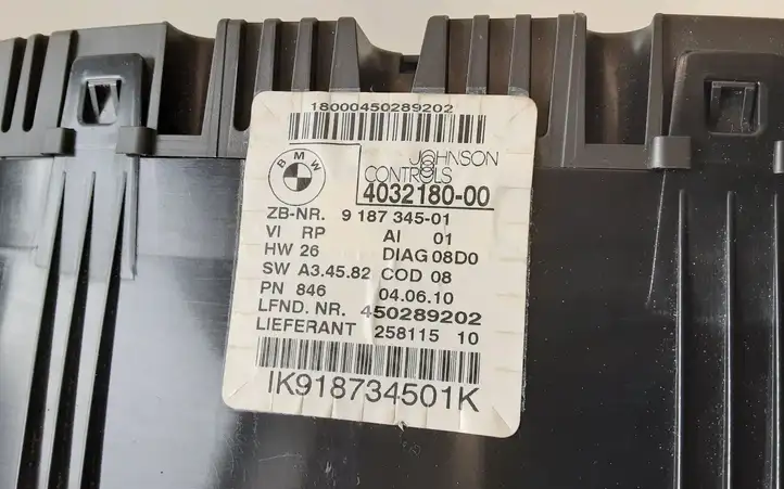 BMW 3 E90 E91 (2005 - 2012)  9187345 Спидометр (приборный щиток)