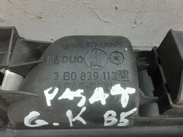 Volkswagen PASSAT B5 (1997 - 2000) 3B0839113 Внутренняя ручка задней двери — фото 4