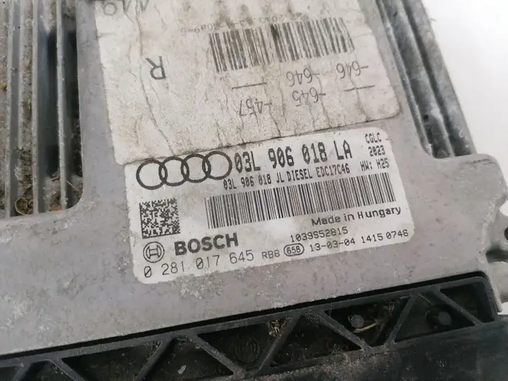 Audi A6 C7 (2011 - 2014) 03L906018LA Блок управления двигателем (ЭБУ) — фото 2