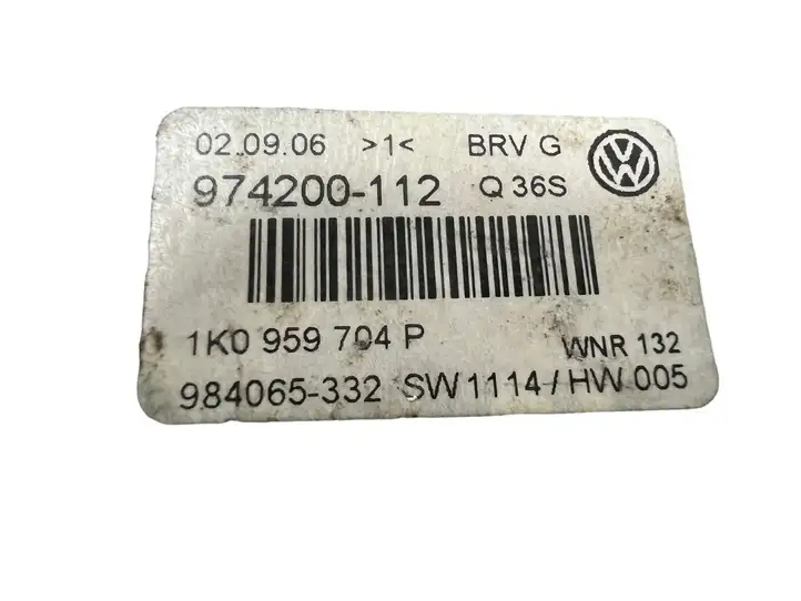 Volkswagen PASSAT B6 (2005 - 2010) 974200112 Стеклоподъемник задней двери — фото 8
