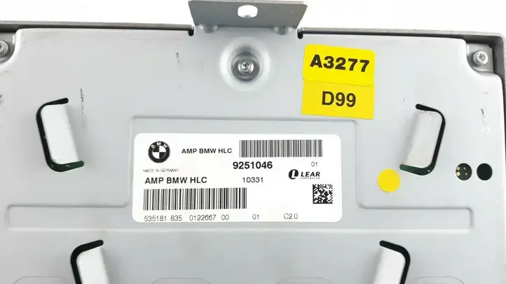 BMW X3 F25 (2010 - 2017) 9251046 Блок Hi-Fi аудиосистемы — фото 3
